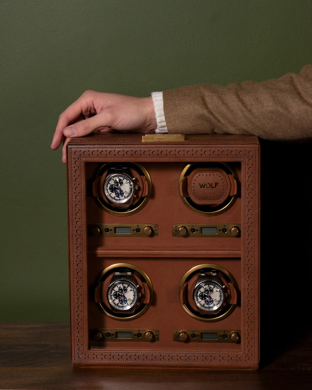 Brogue 4-Piece Watch Winder