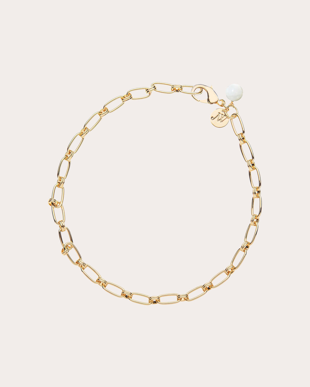 Mother of Pearl Wheels of Fortune Necklace