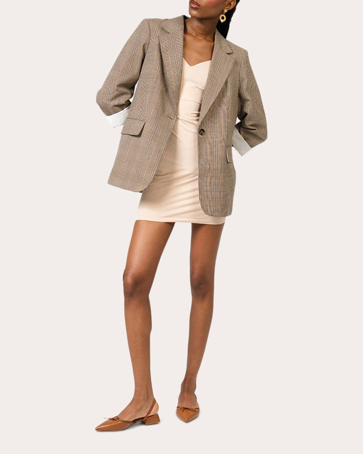 Yona Leather Pointed-Toe Slingback