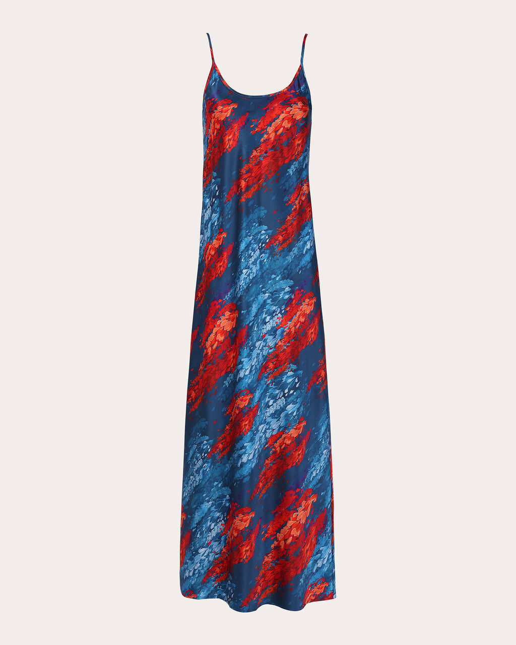 Edo Fuji Silk Maxi Slip Dress