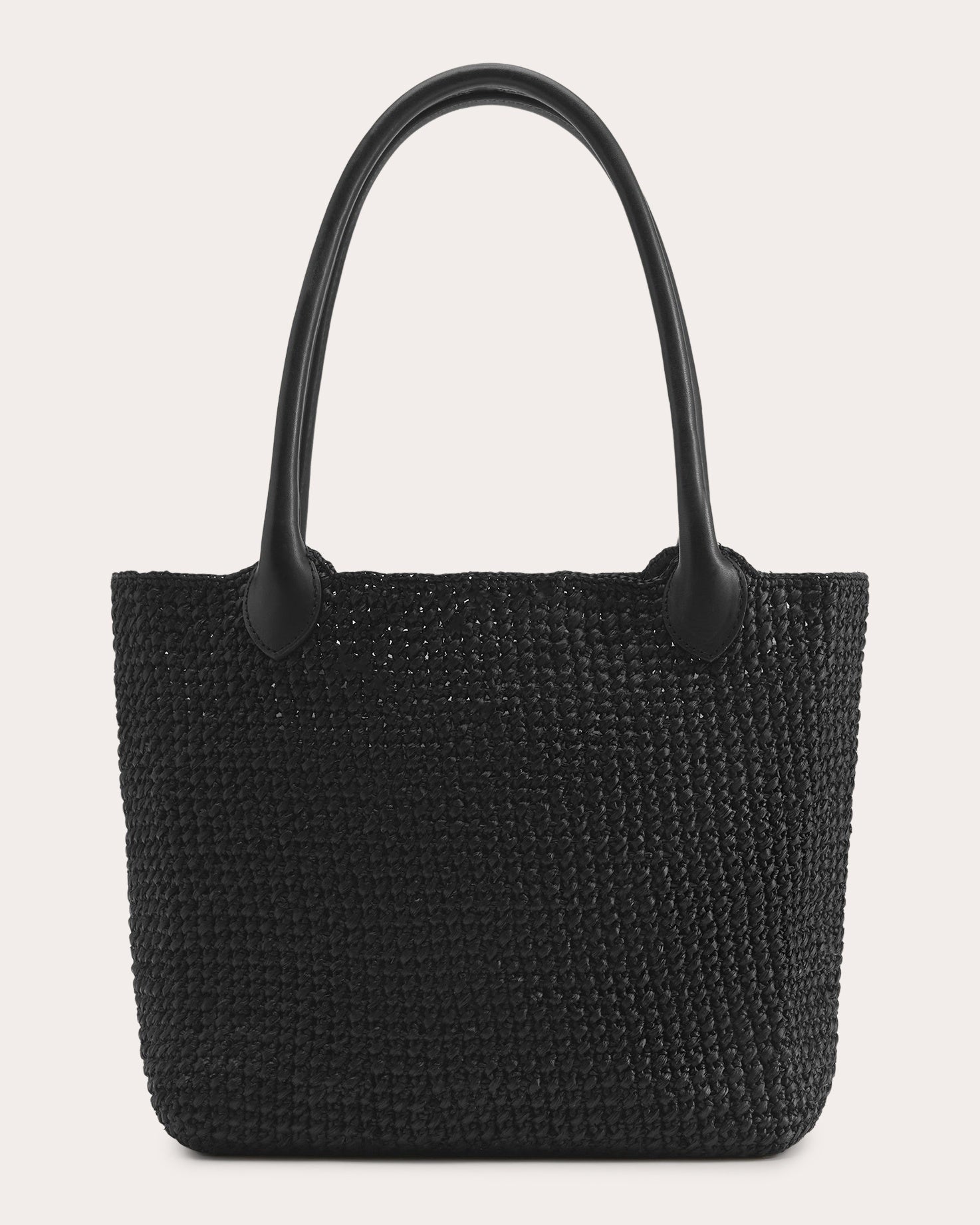 Ampara Crocheted Raffia Tote Bag