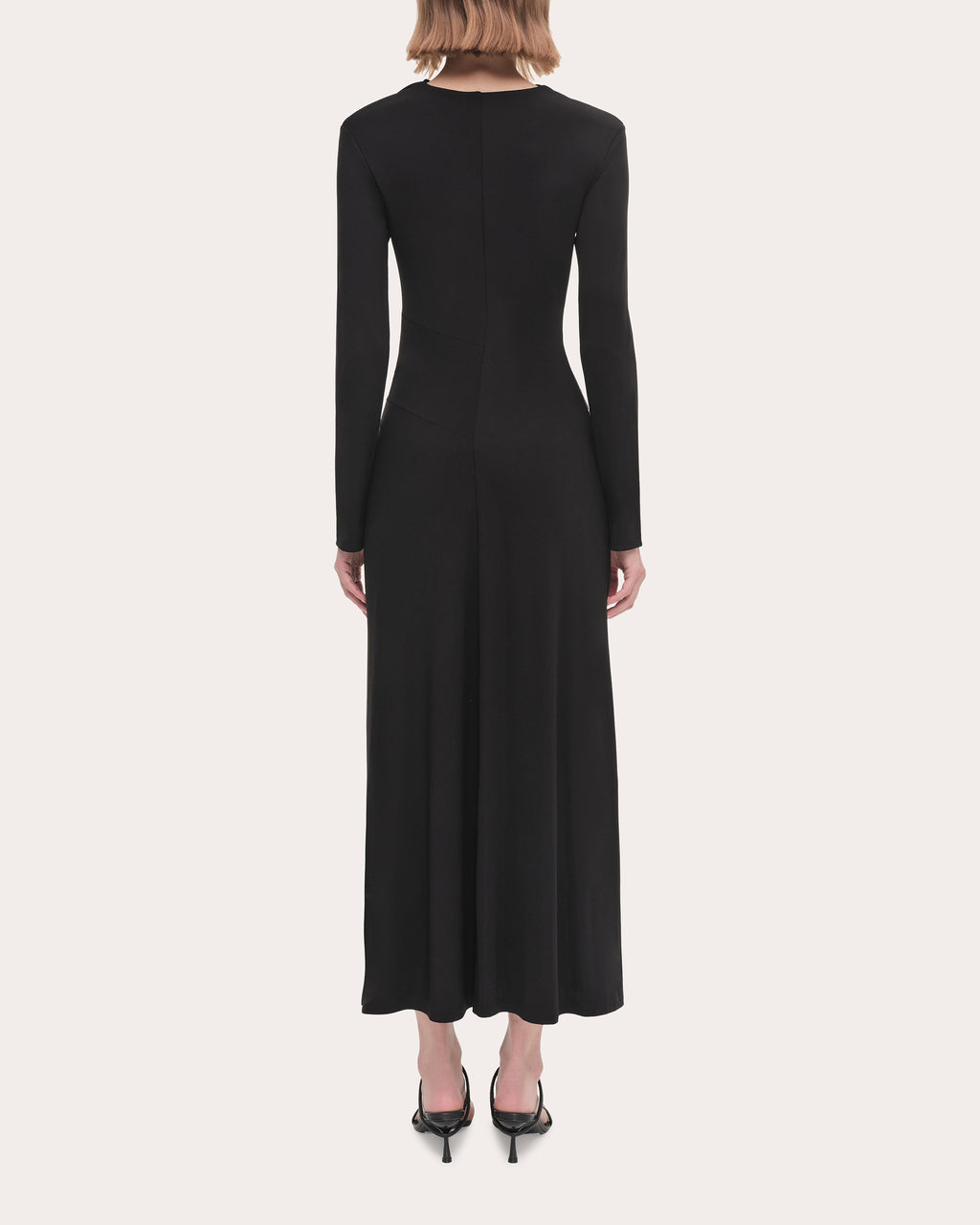 Ferrera Draped Jersey Midi Dress
