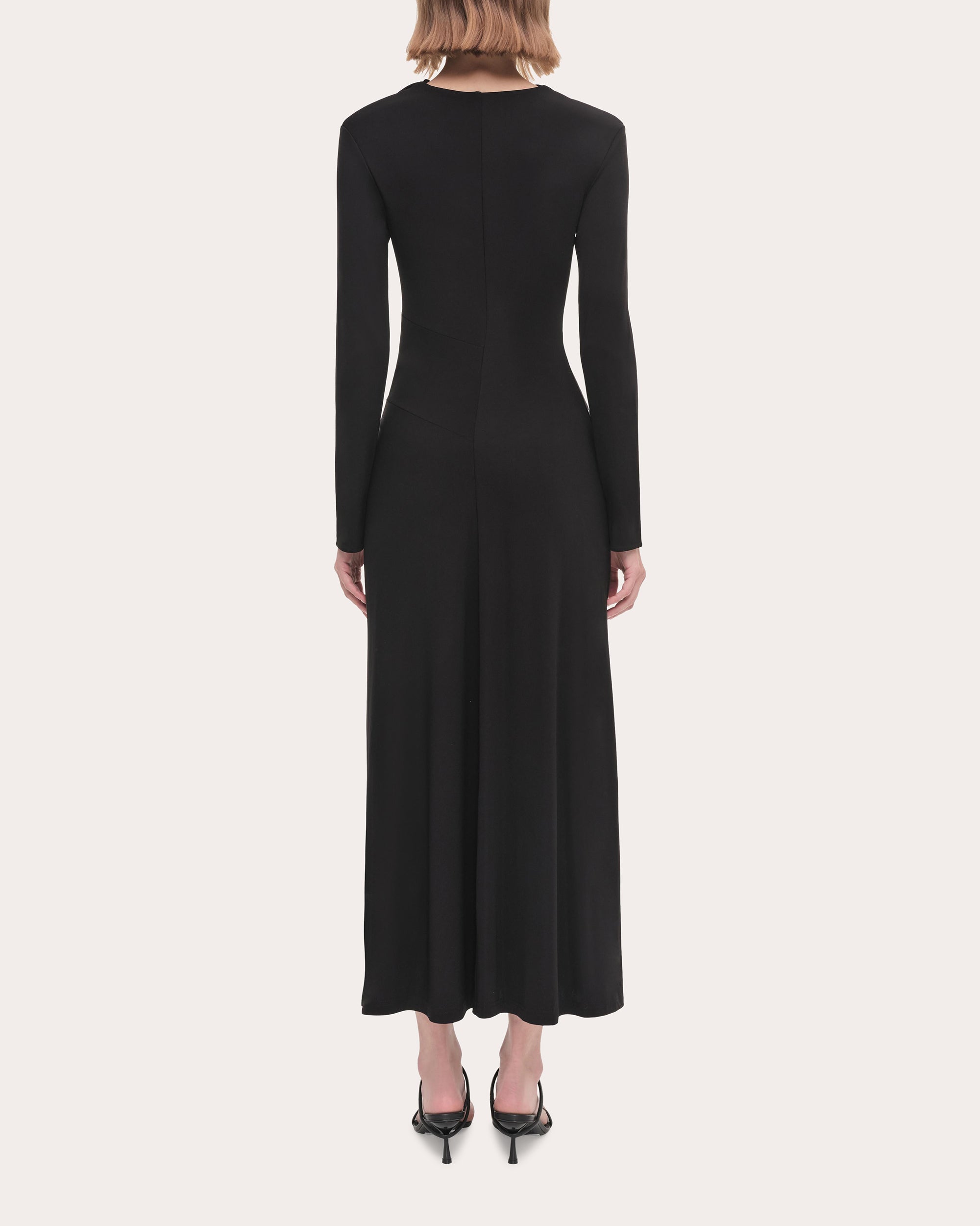 Ferrera Draped Jersey Midi Dress