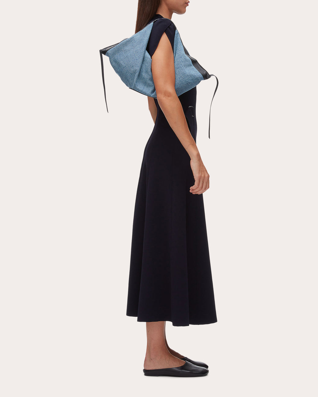 Luna Folded Denim Handbag