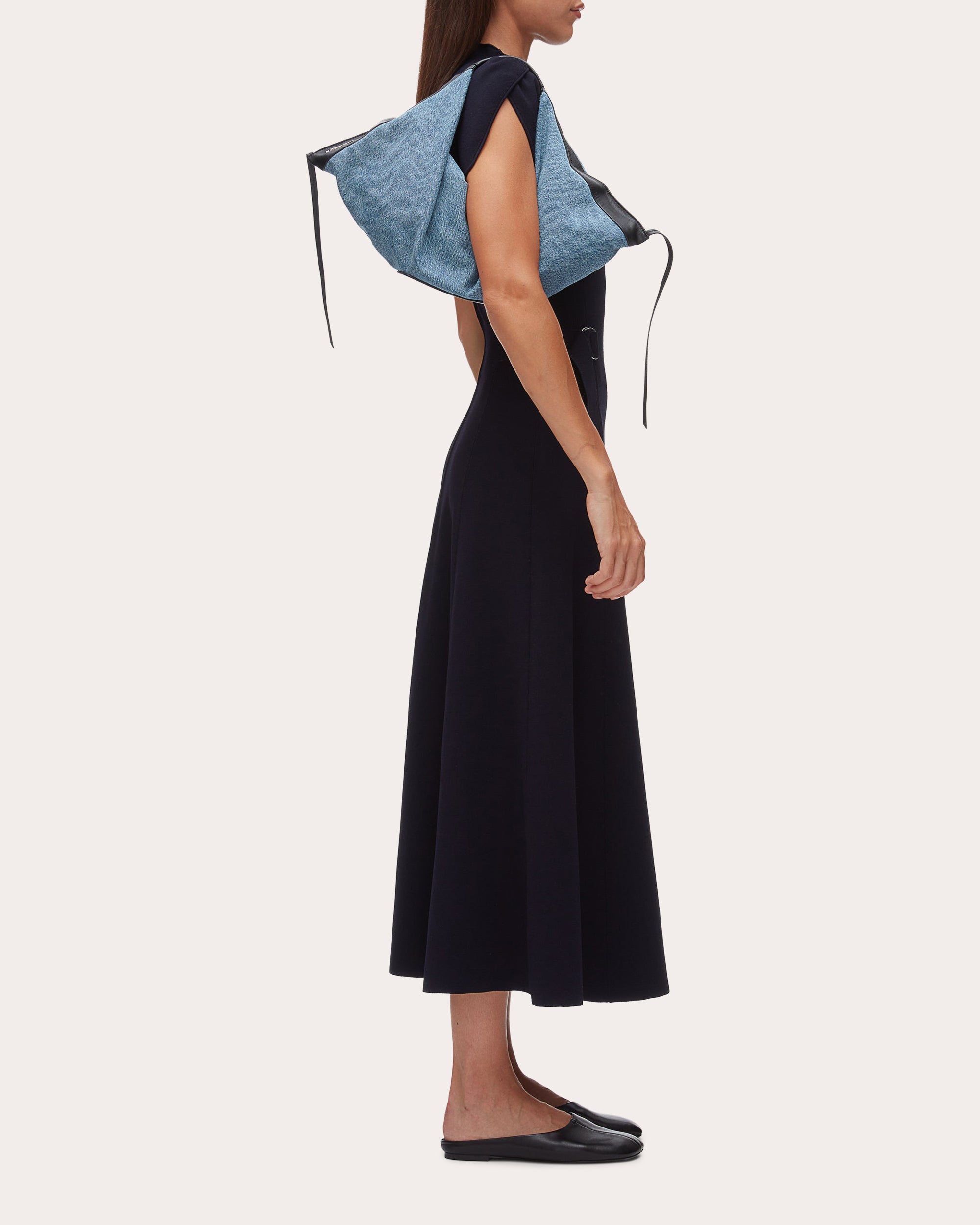 Luna Folded Denim Handbag