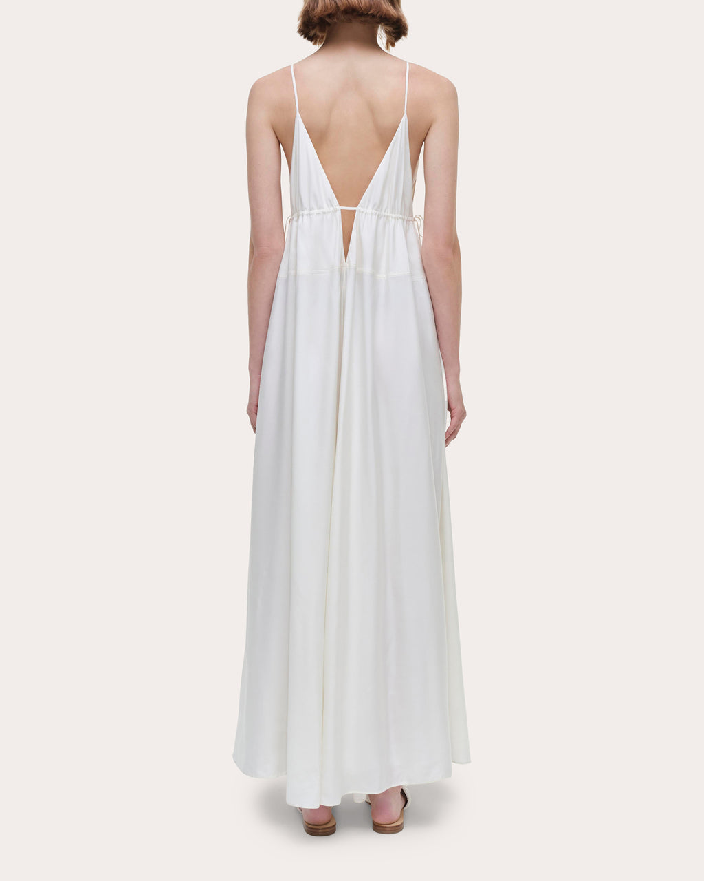 Josephine Cutout Silk-Blend Maxi Dress