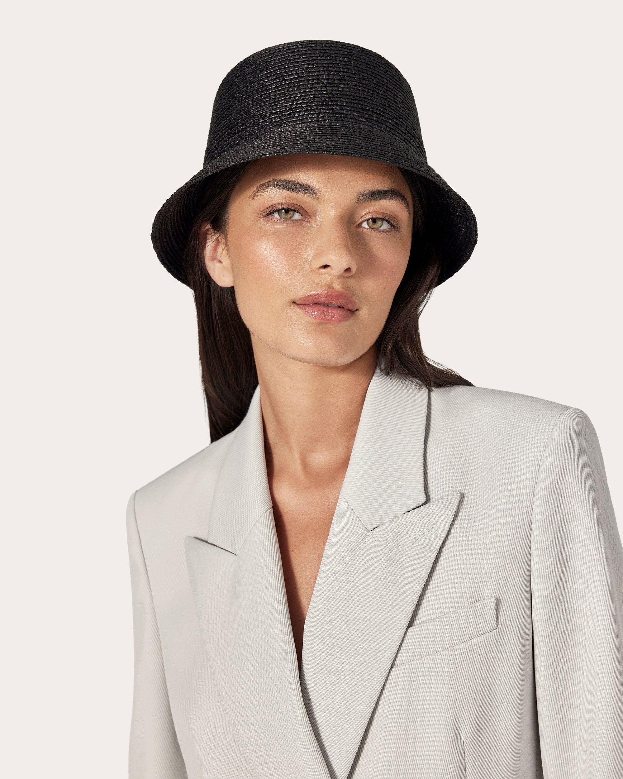 Malia Braided Raffia Bucket Hat