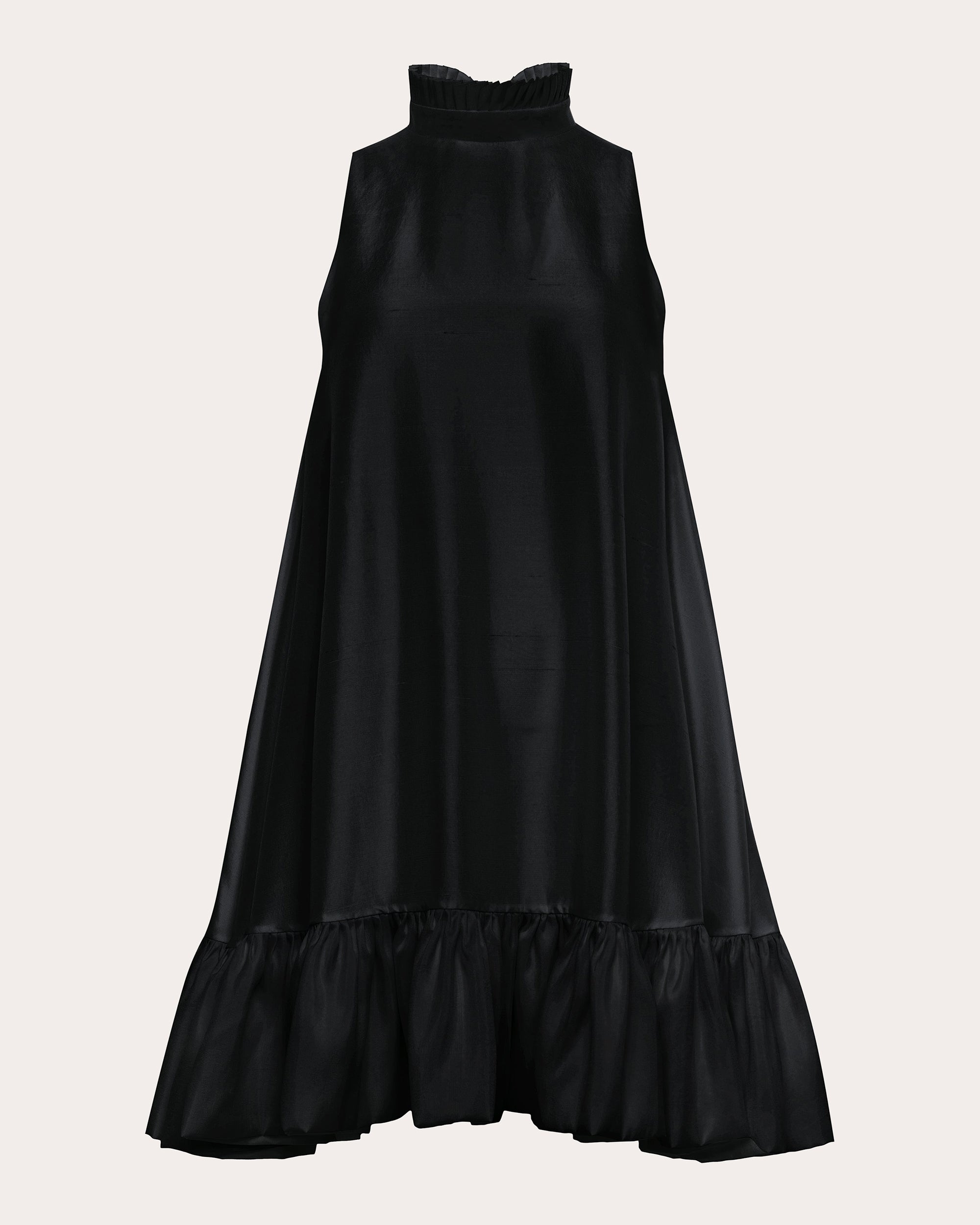 Alcott Poplin Mini Dress Black / S