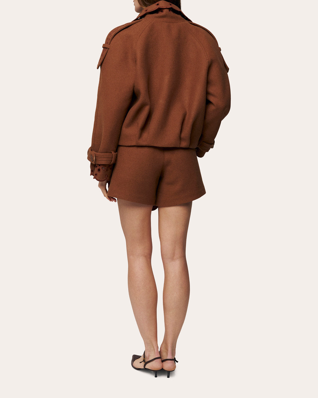 Desert Bloom Embroidered Eyelet Cropped Jacket