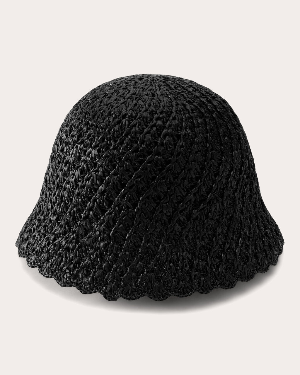 Rio Crocheted Raffia Cloche