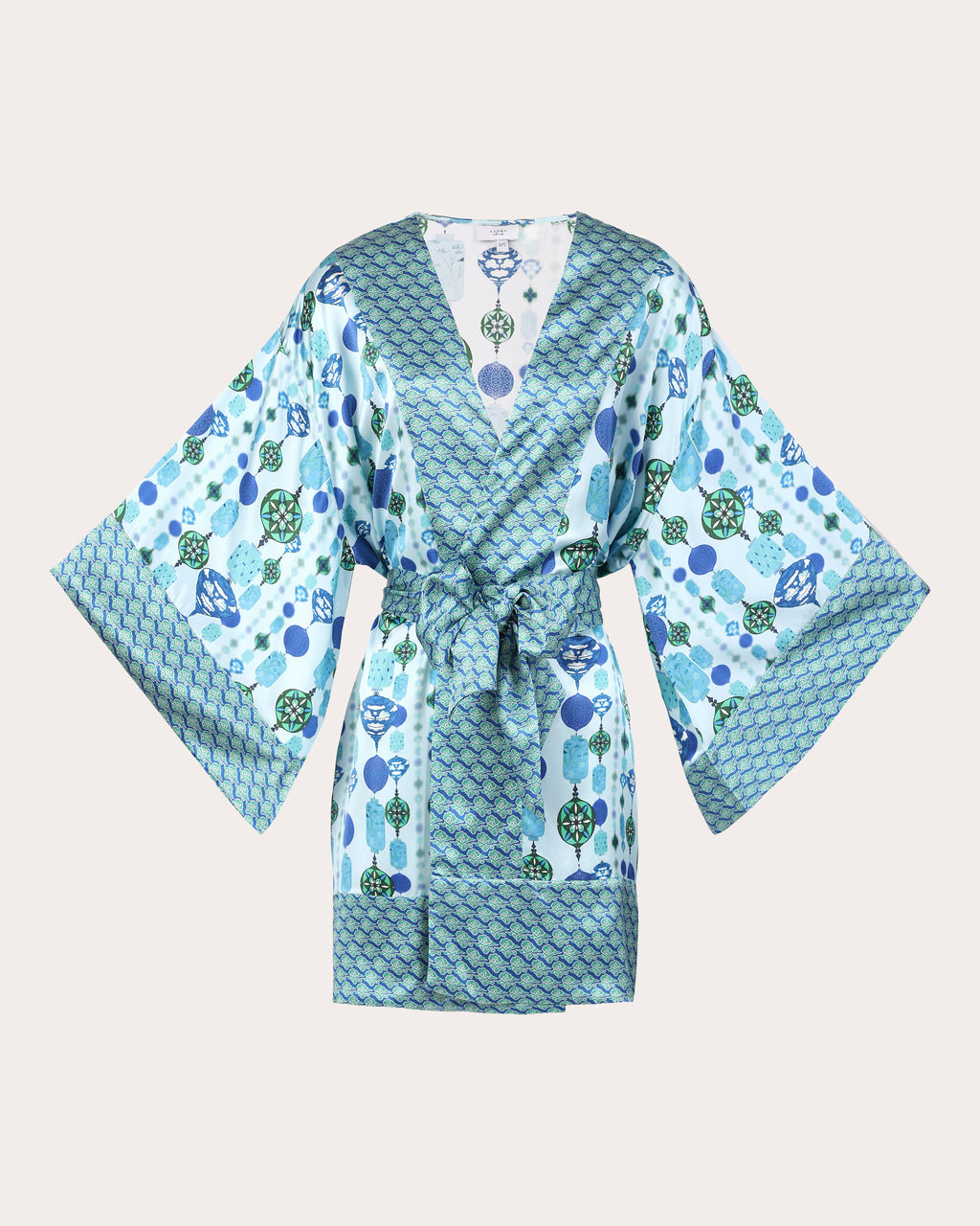 Osaka Chochin Silk Kimono