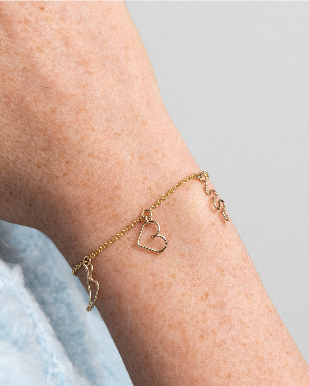 Dare to Love Me Charm Bracelet