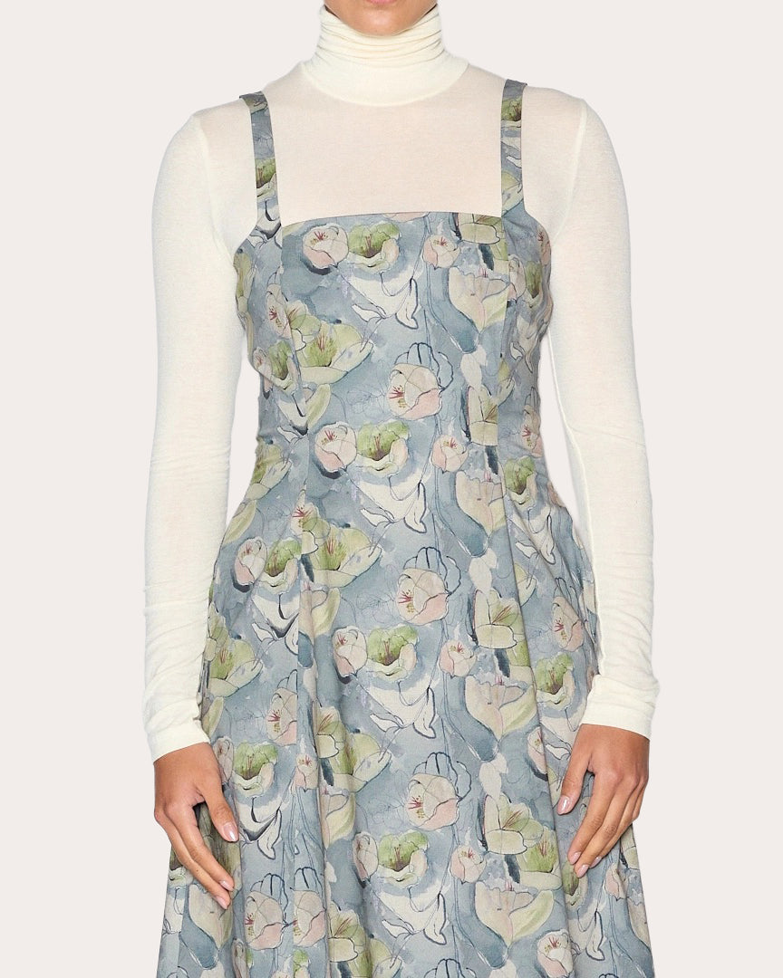 Reflection Floral A-Line Dress
