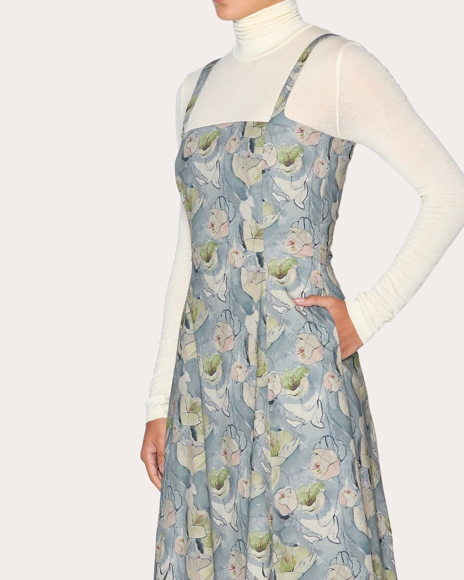 Reflection Floral A-Line Dress