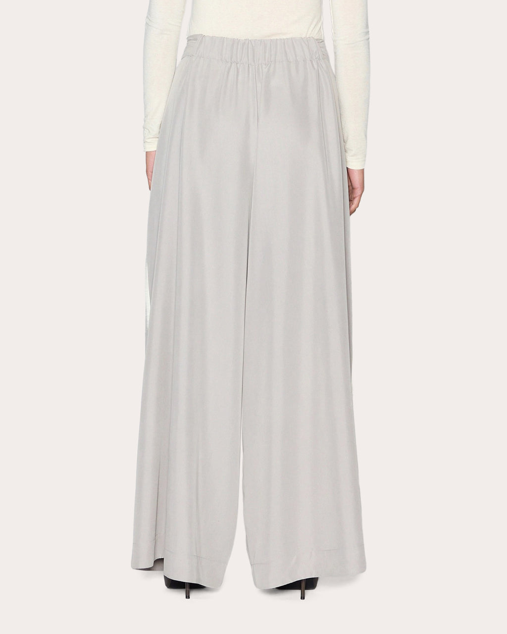 Radiance Grosgrain Wide-Leg Pants