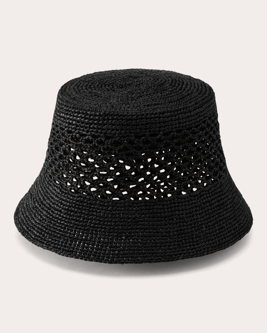 Hana Crocheted Raffia Bucket Hat
