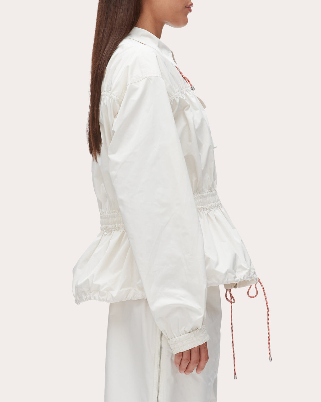 Ripstop Shirred Drawstring Jacket