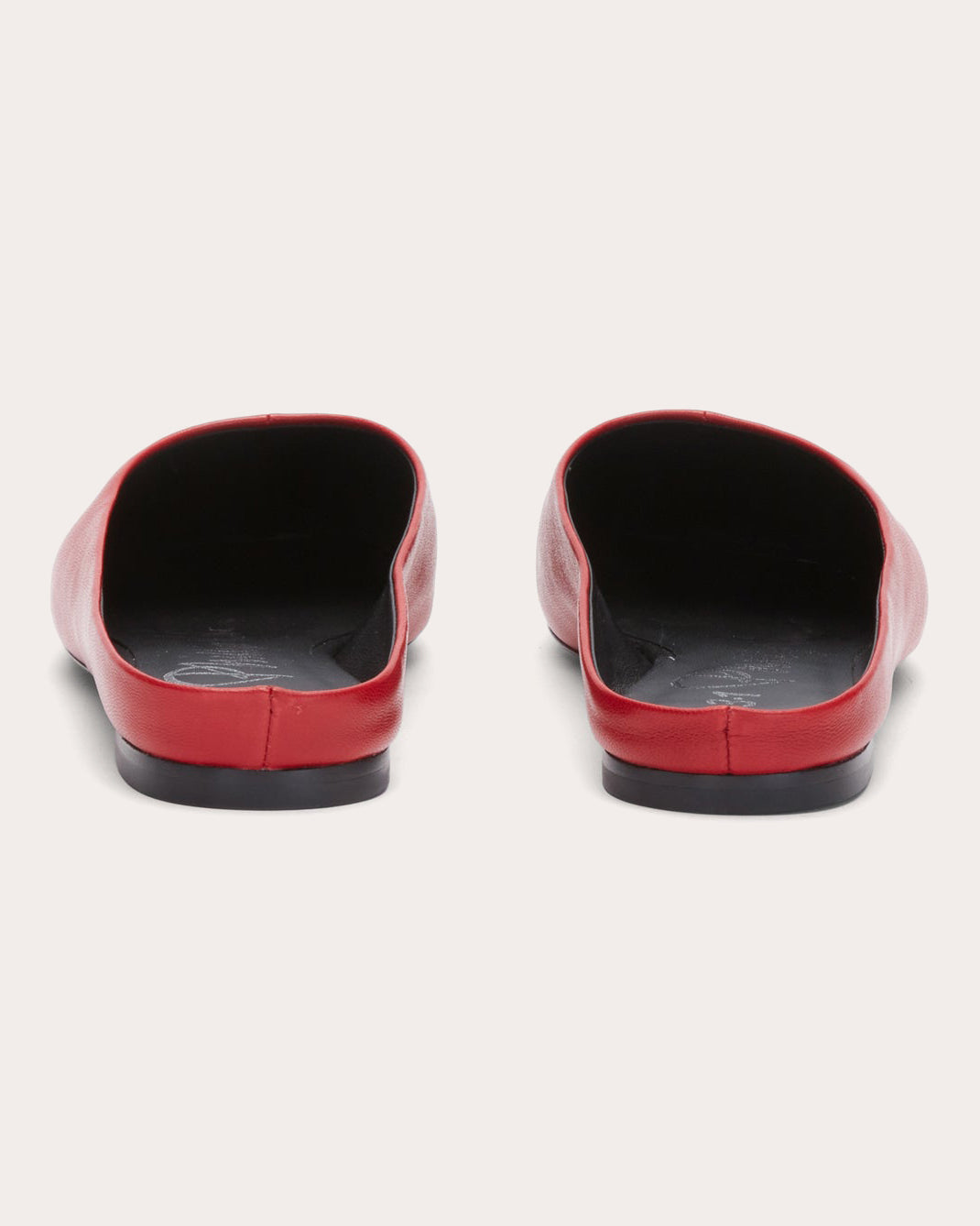 ID Leather Flat Mule