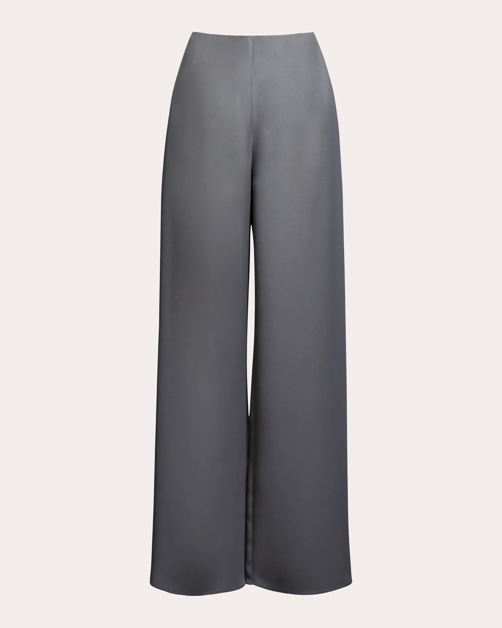 Emory Satin High-Rise Trousers