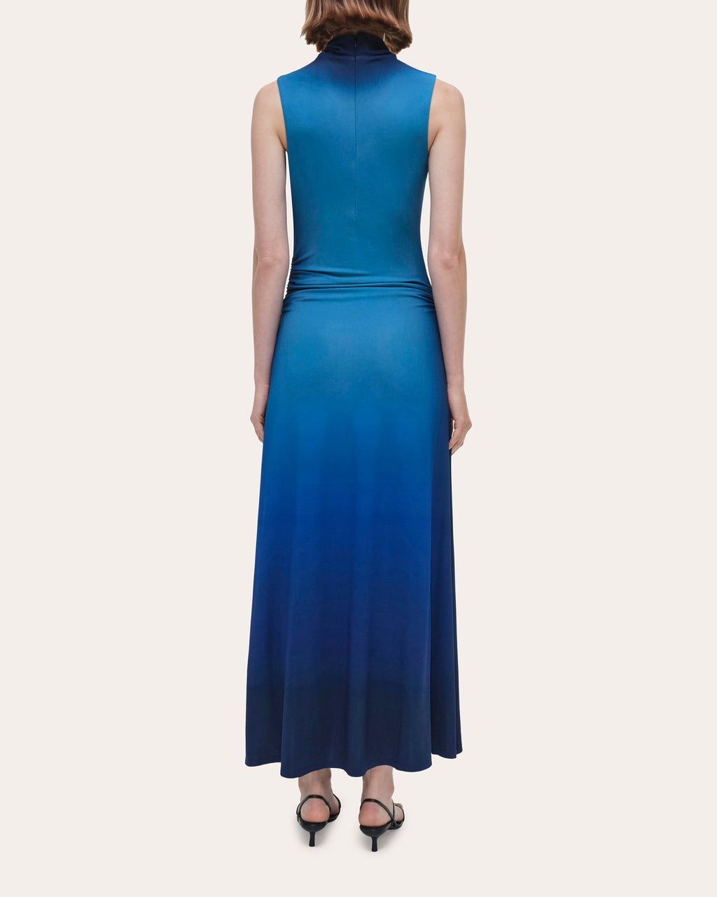 Aldina Ruched Ombré Jersey Maxi Dress