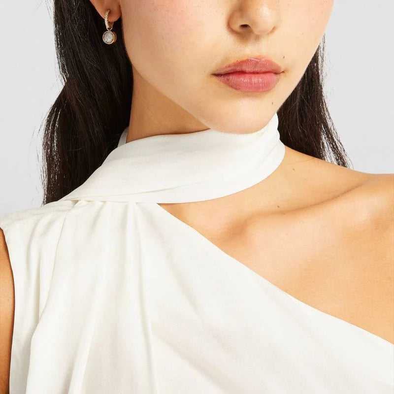 Gala 18K Gold Crystal and Diamond Shaker Hoop Earrings