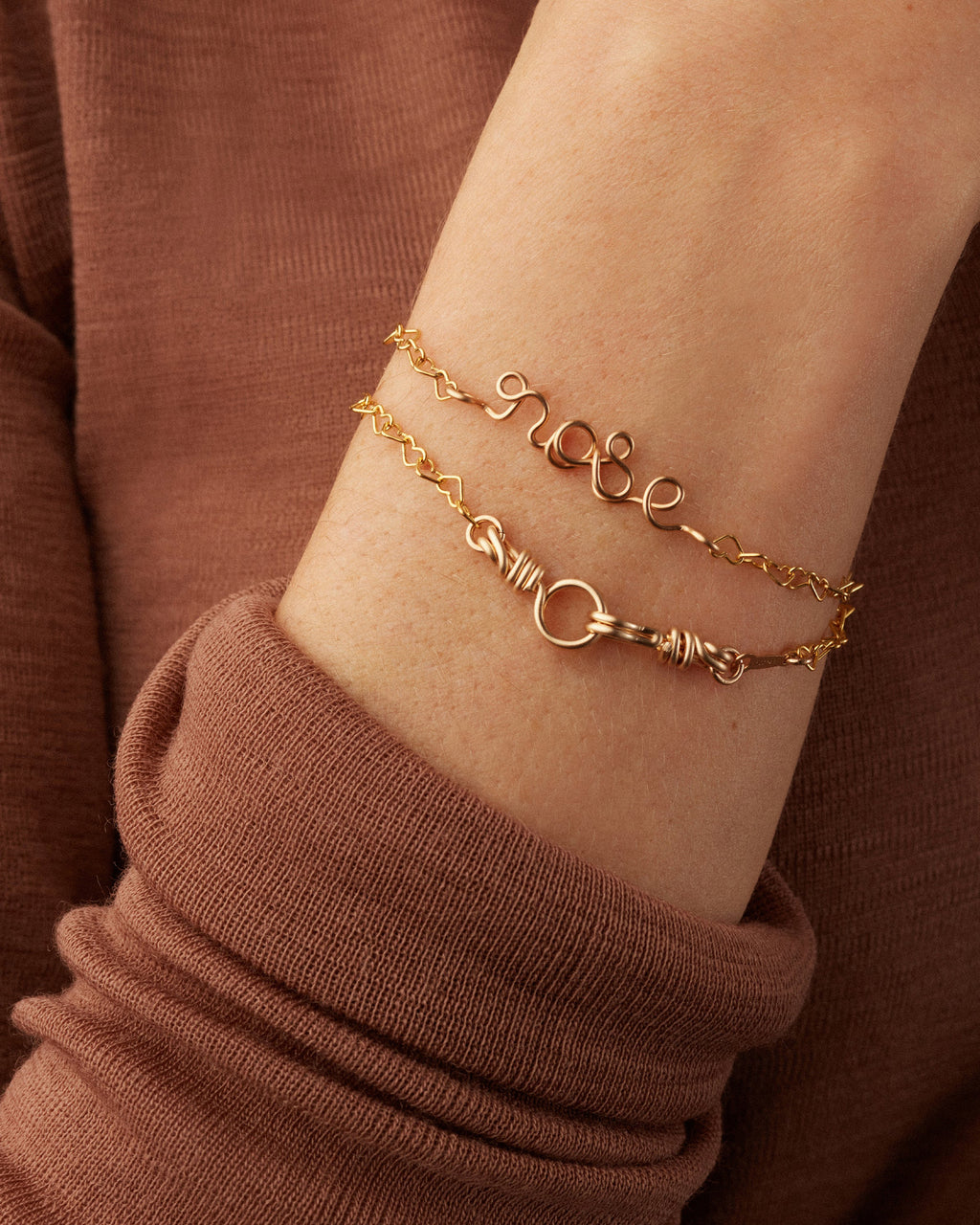 Attache-Moi Heart Chain Bracelet