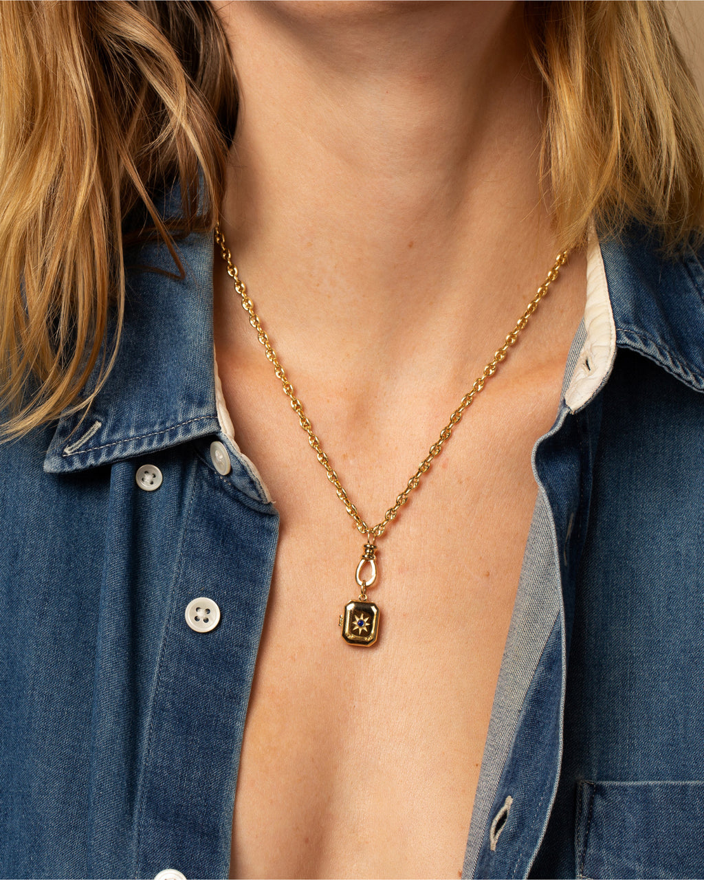 Birthstone Lola Square Locket
