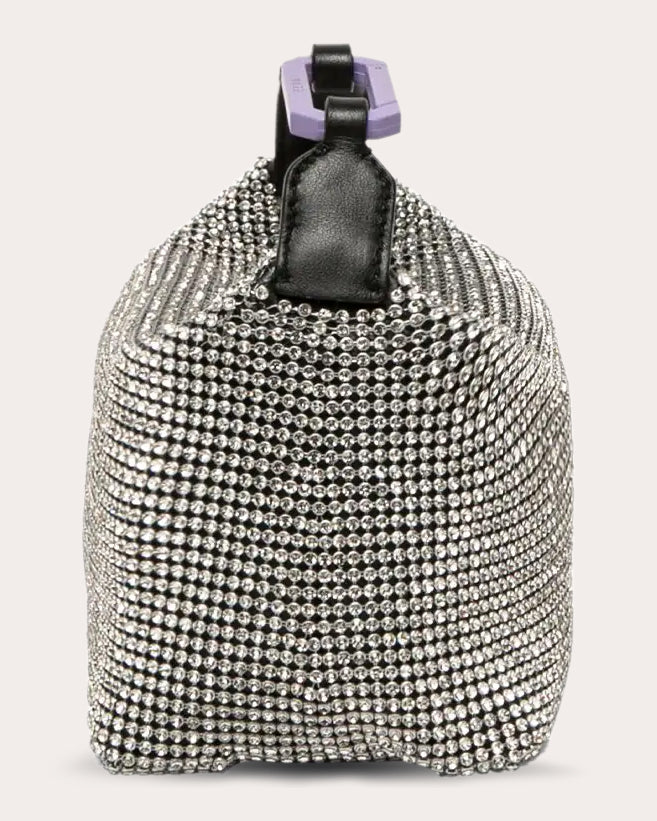 Moon Crystal-Mesh Shoulder Bag