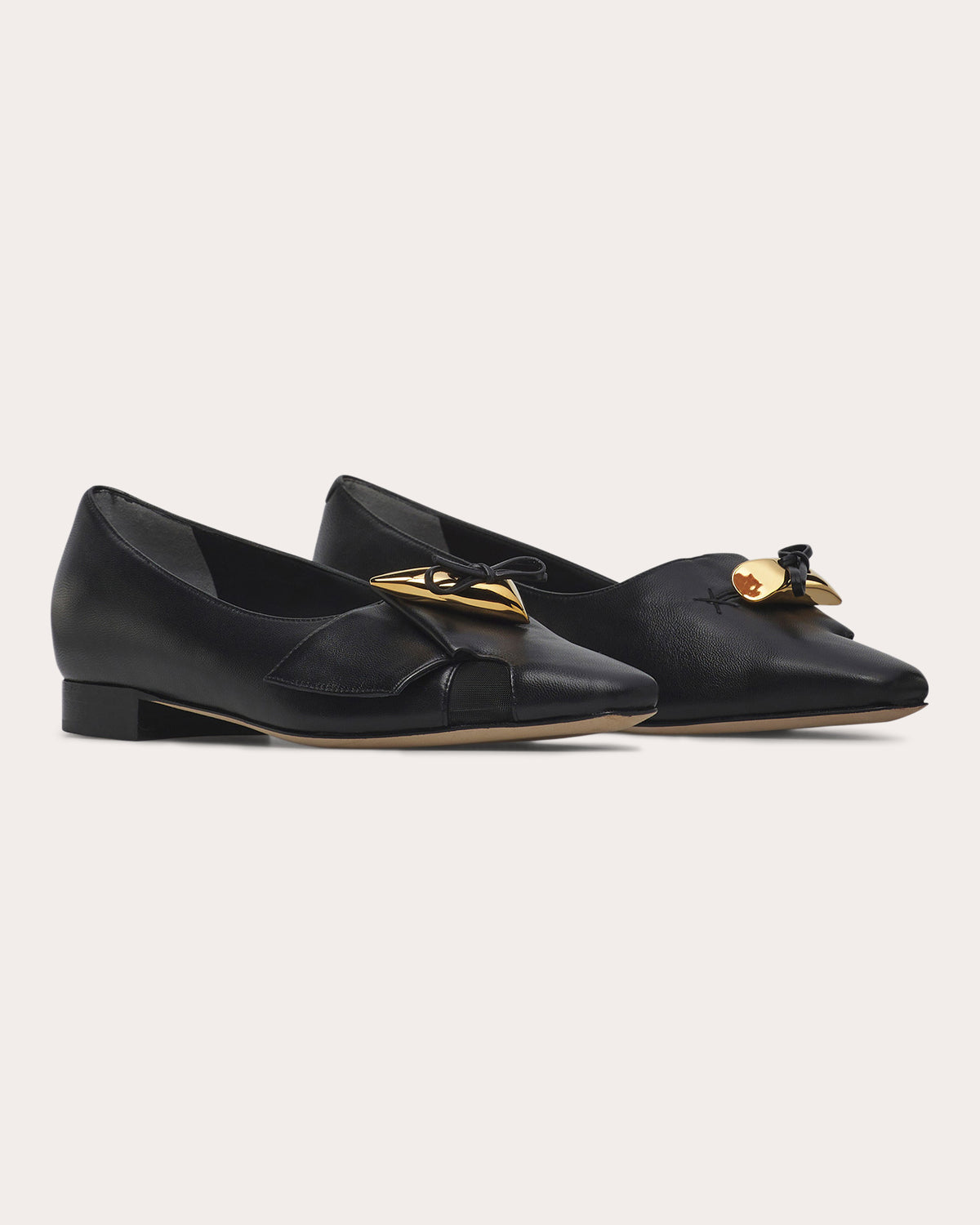 Tabitha Buckle Leather Flat