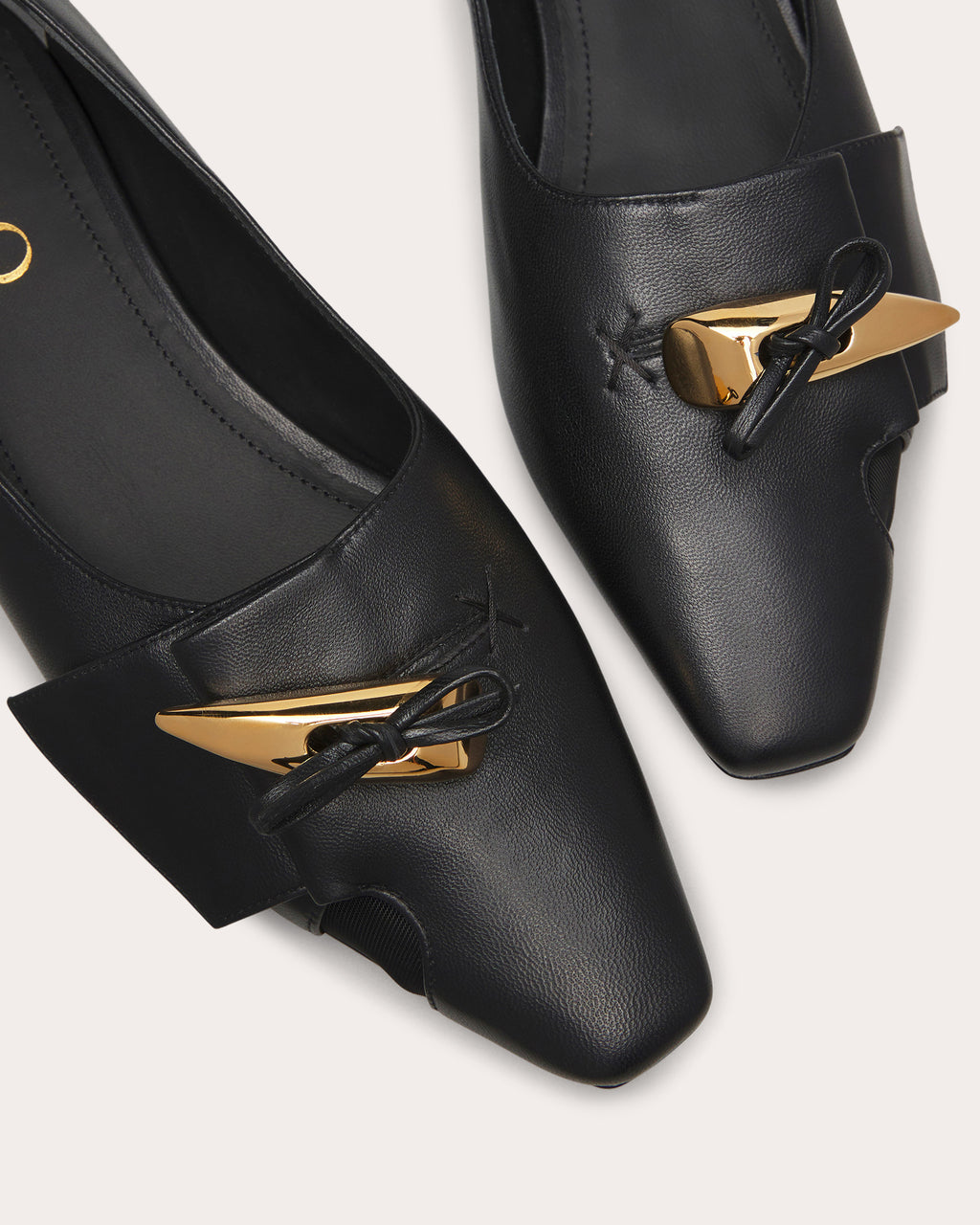 Tabitha Buckle Leather Flat
