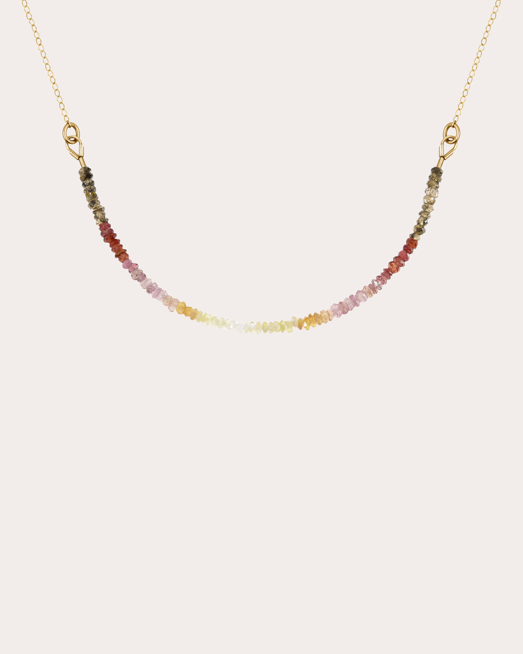 Fauve 14K Gold-Filled Rainbow Sapphire Necklace