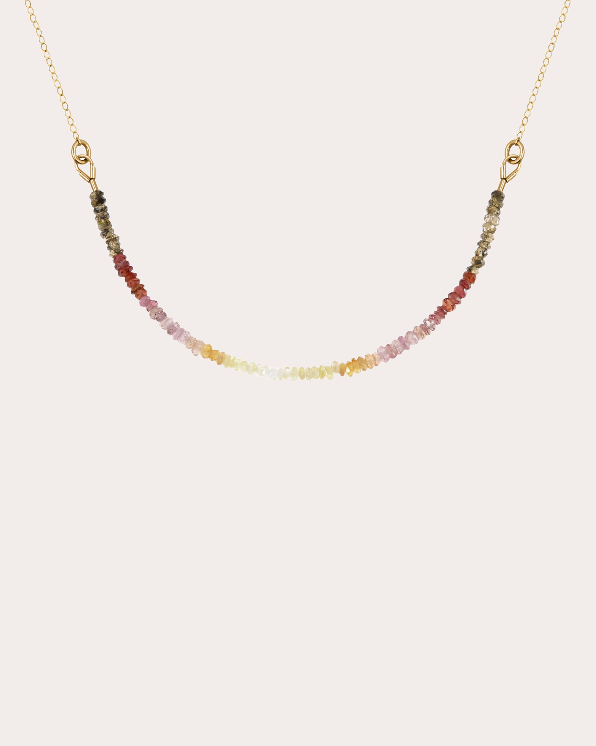 Fauve 14K Gold-Filled Rainbow Sapphire Necklace