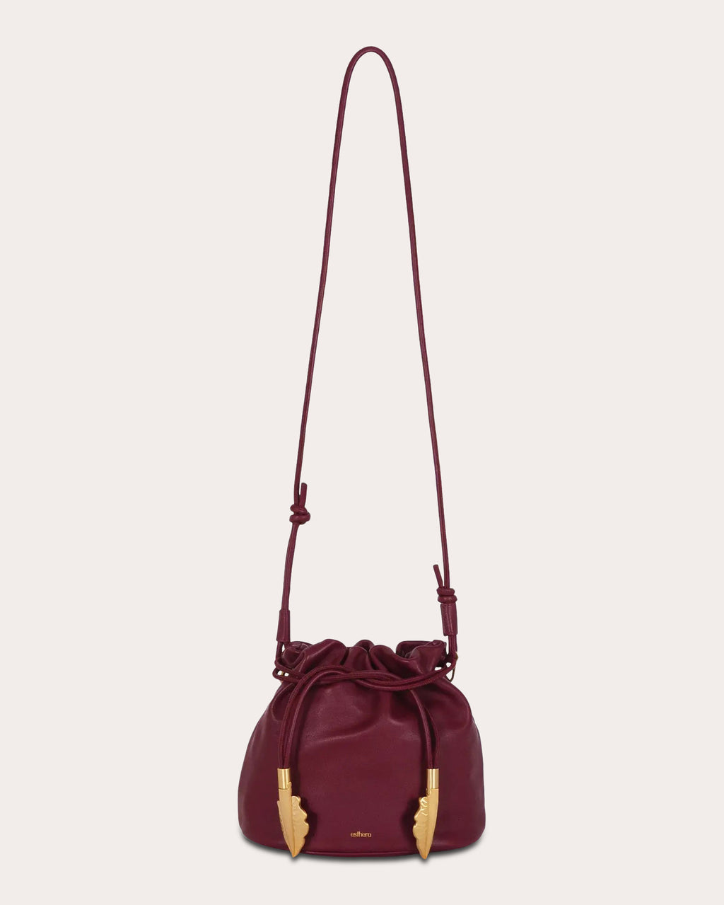 Crab Claw Leather Pouch Bag