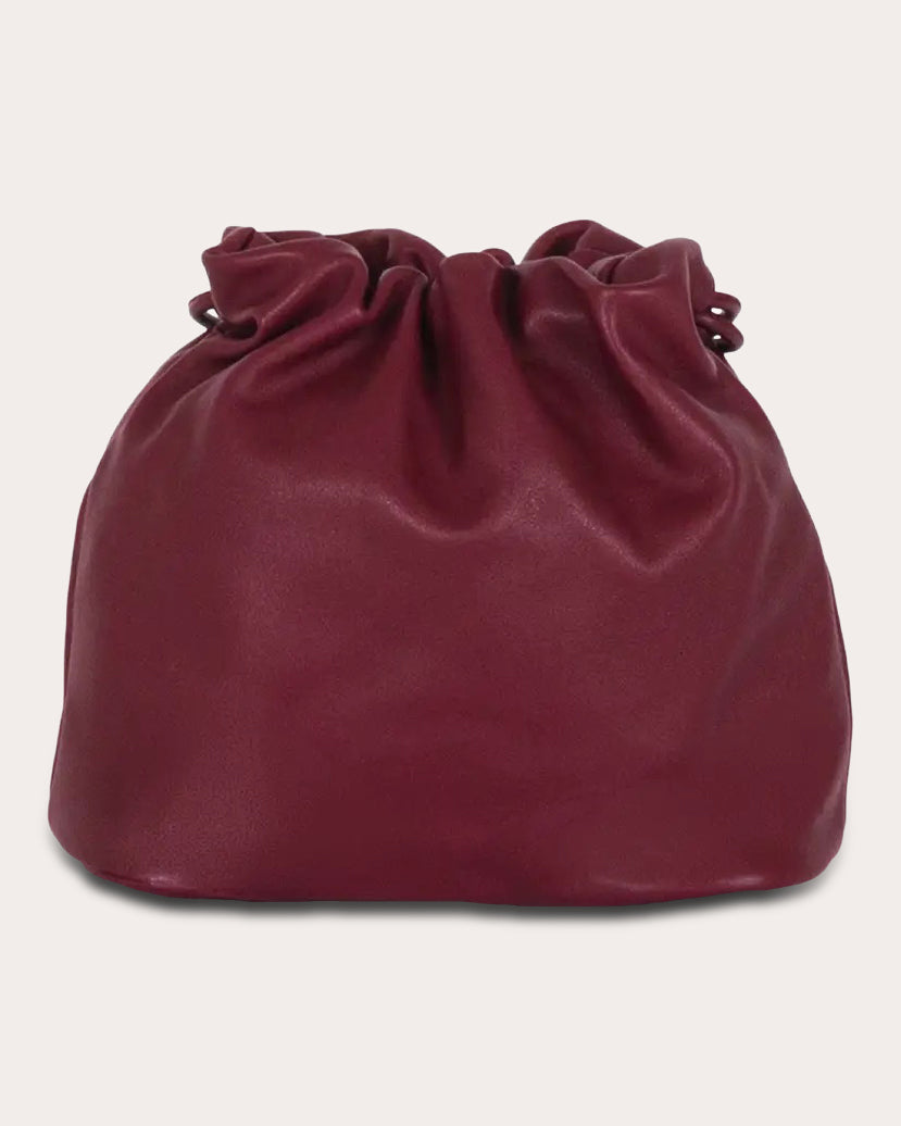 Crab Claw Leather Pouch Bag