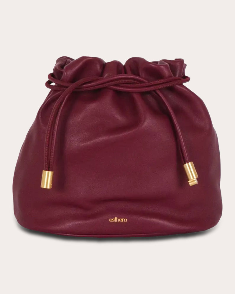 Crab Claw Leather Pouch Bag
