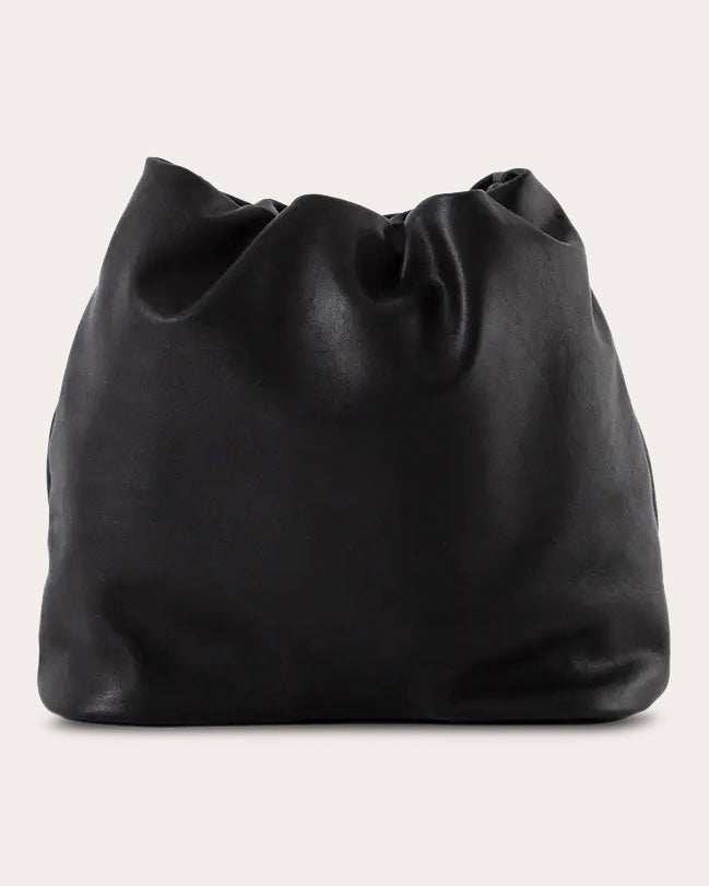Crab Claw Leather Pouch Bag