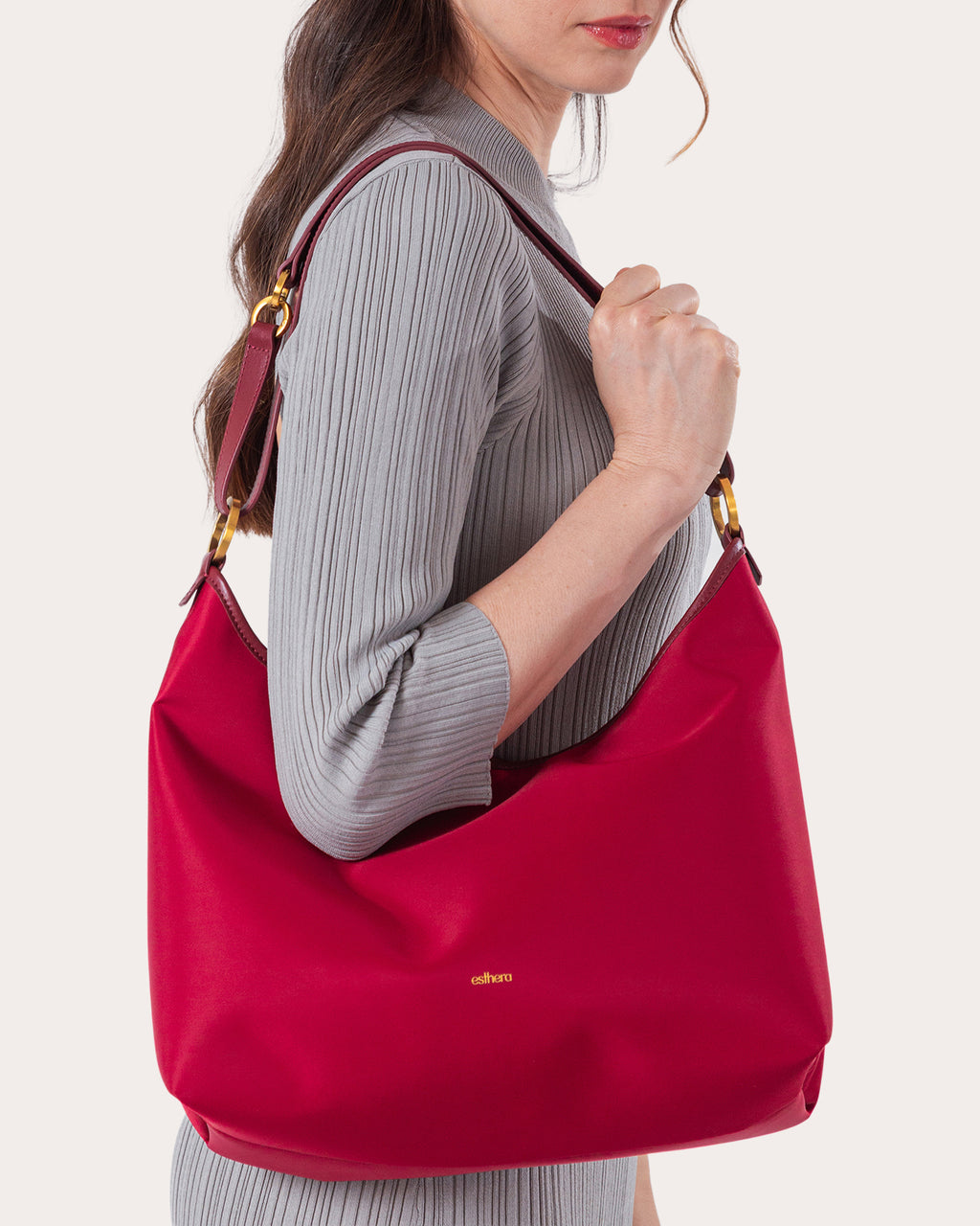 Rider Nylon Hobo Bag
