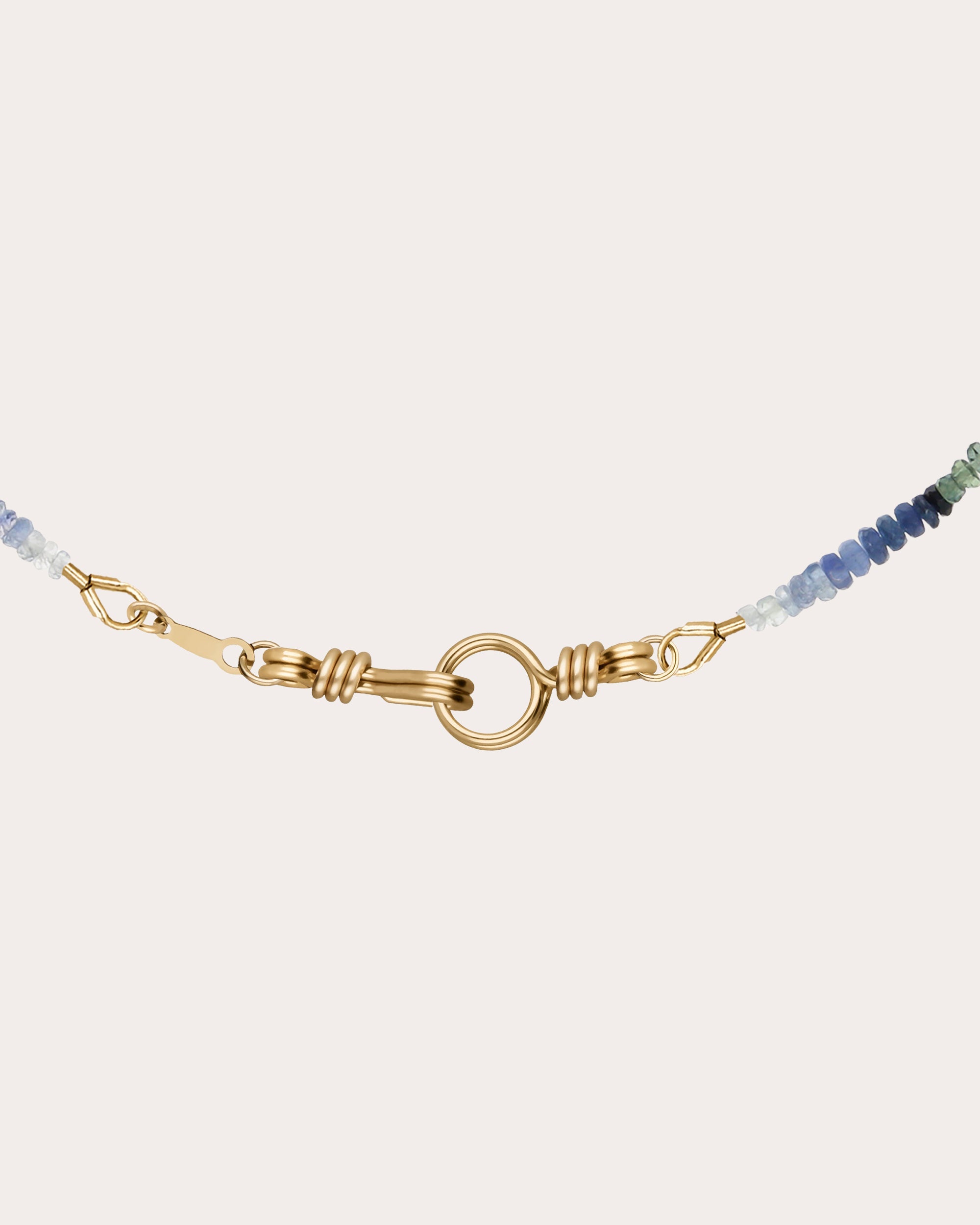 Rainbow Sapphire Attache-Moi Rivière Choker Necklace