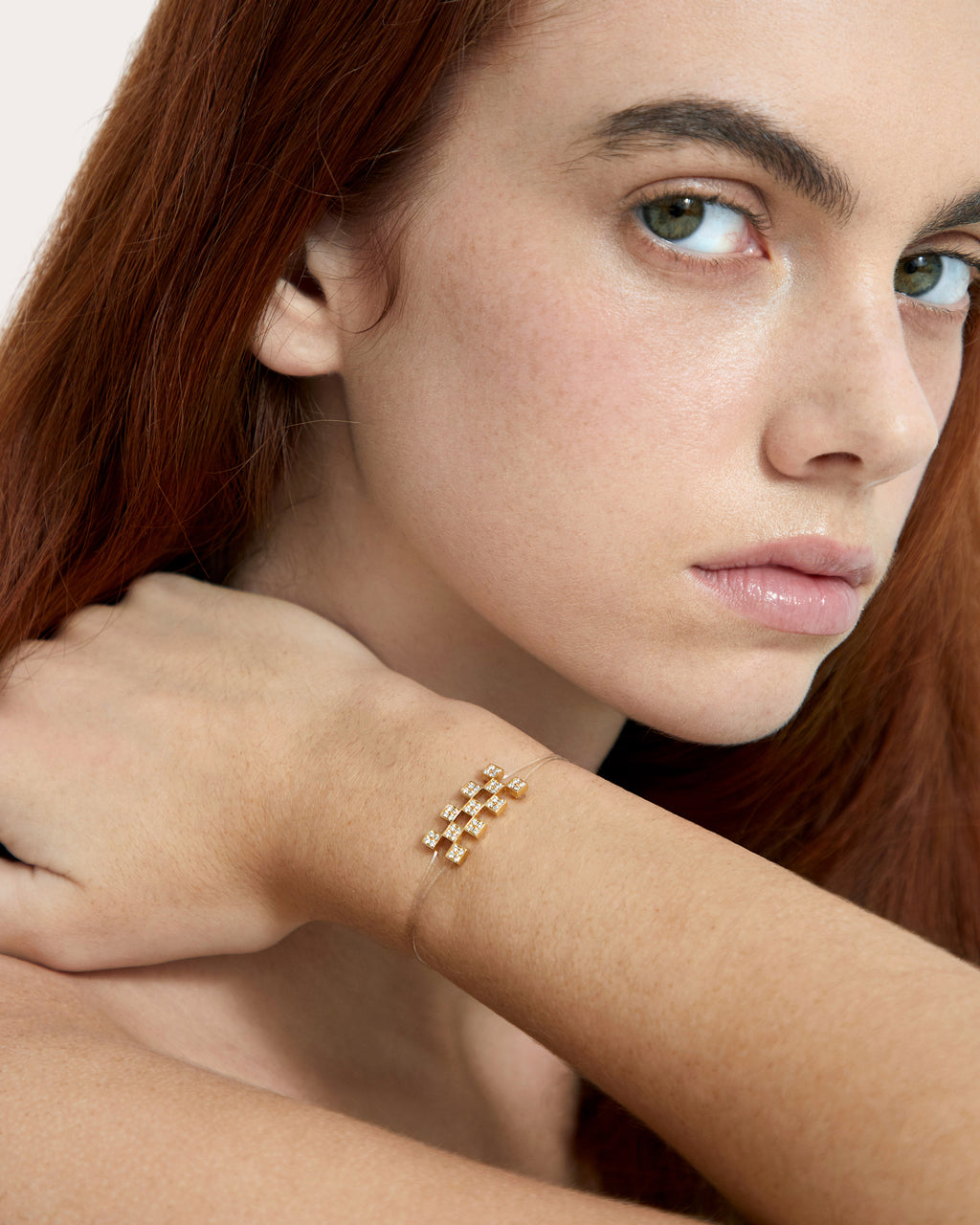 Illusion 18K Gold and Lab-Grown Diamond Bracelet
