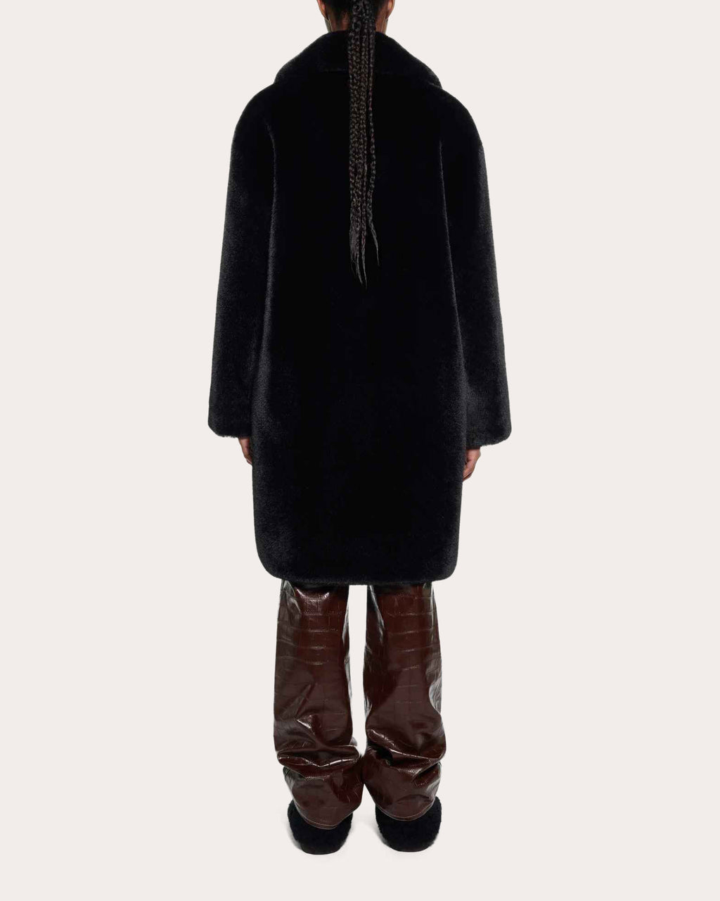 Camille Faux Fur Cocoon Coat