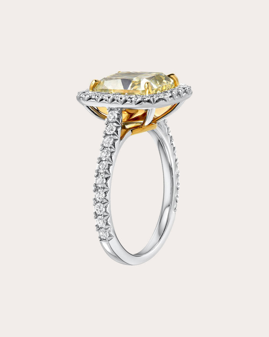 Annabella 18K Two-Tone Gold Diamond Ring