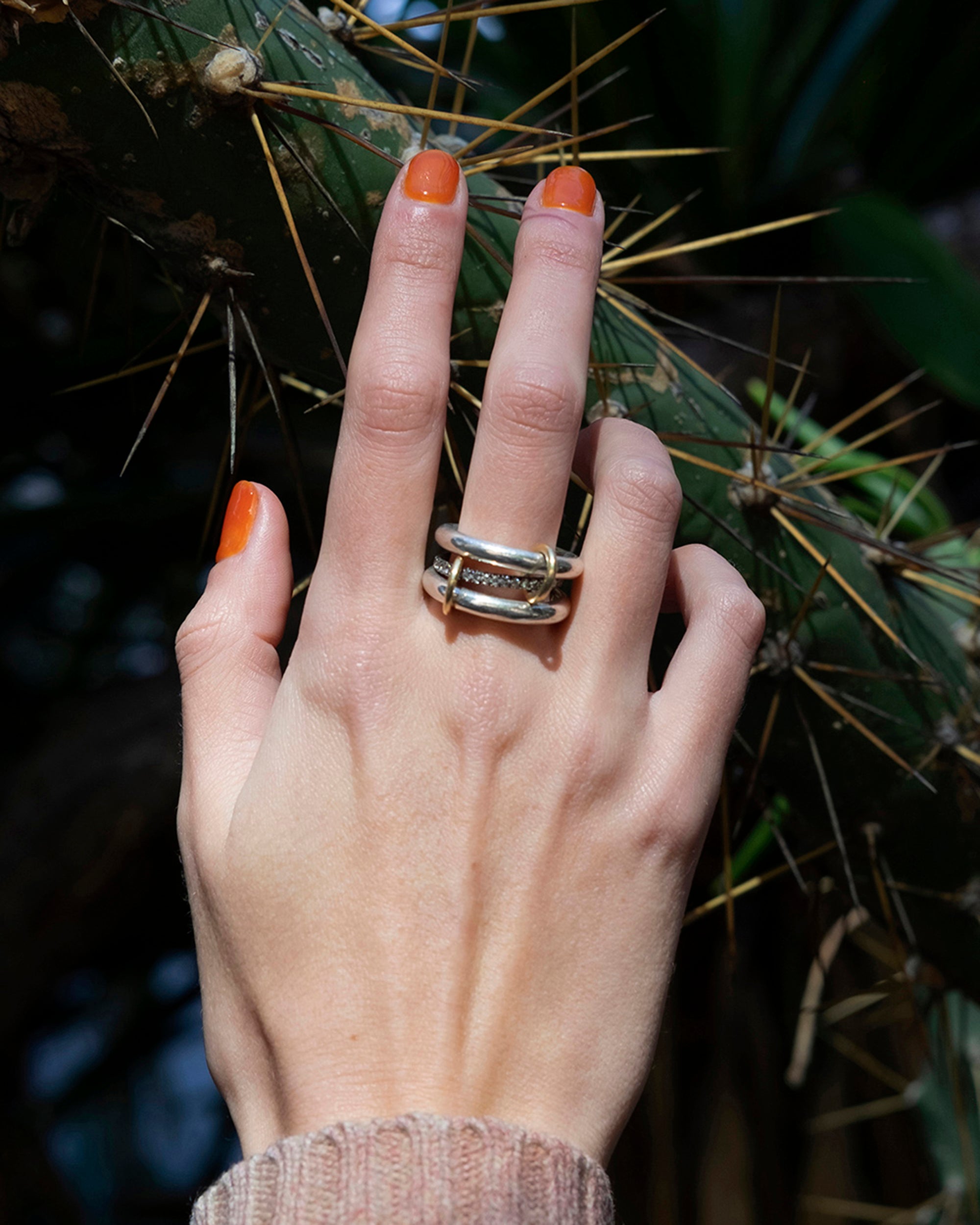 Spinelli Kilcollin Libra Gris Stack Ring | Olivela