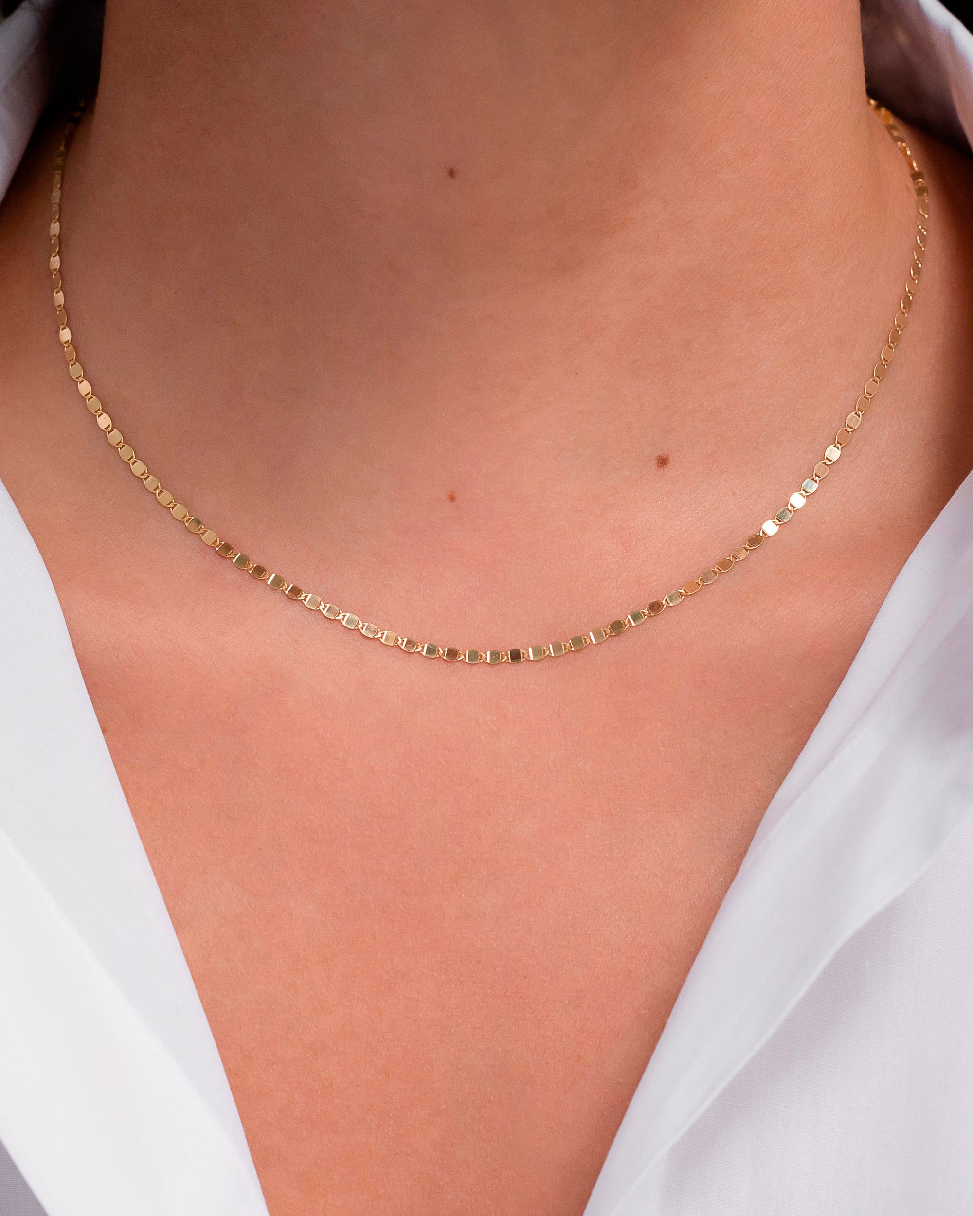 Zoe Lev Mirror Chain Necklace | Olivela